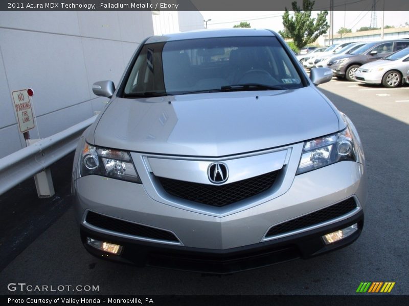 Palladium Metallic / Ebony 2011 Acura MDX Technology