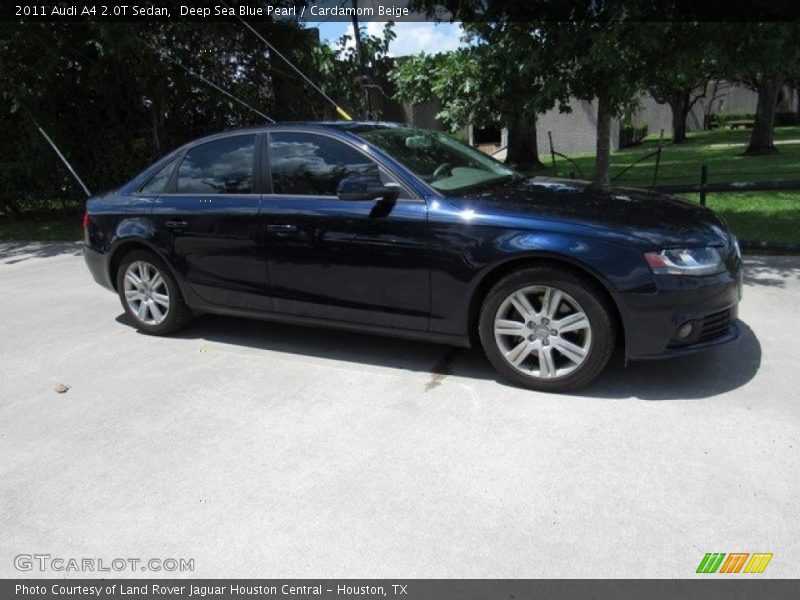 Deep Sea Blue Pearl / Cardamom Beige 2011 Audi A4 2.0T Sedan