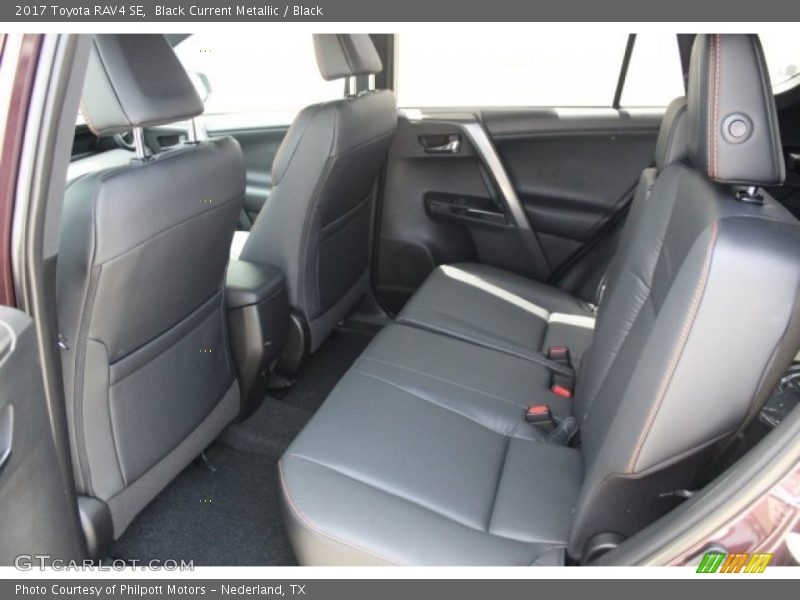 Black Current Metallic / Black 2017 Toyota RAV4 SE