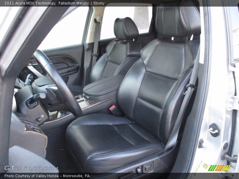 Palladium Metallic / Ebony 2011 Acura MDX Technology