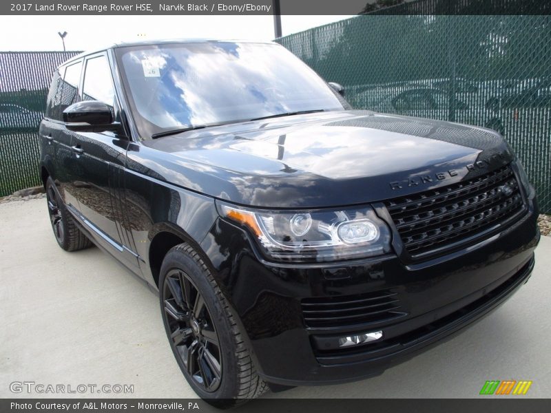 Narvik Black / Ebony/Ebony 2017 Land Rover Range Rover HSE