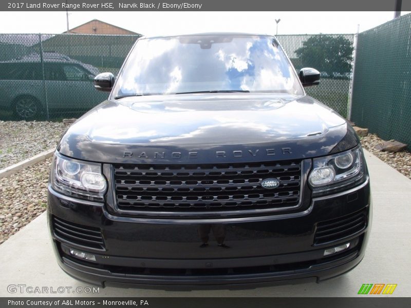 Narvik Black / Ebony/Ebony 2017 Land Rover Range Rover HSE