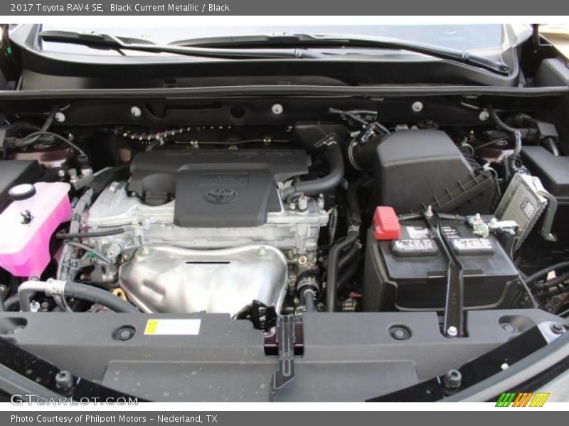 Black Current Metallic / Black 2017 Toyota RAV4 SE