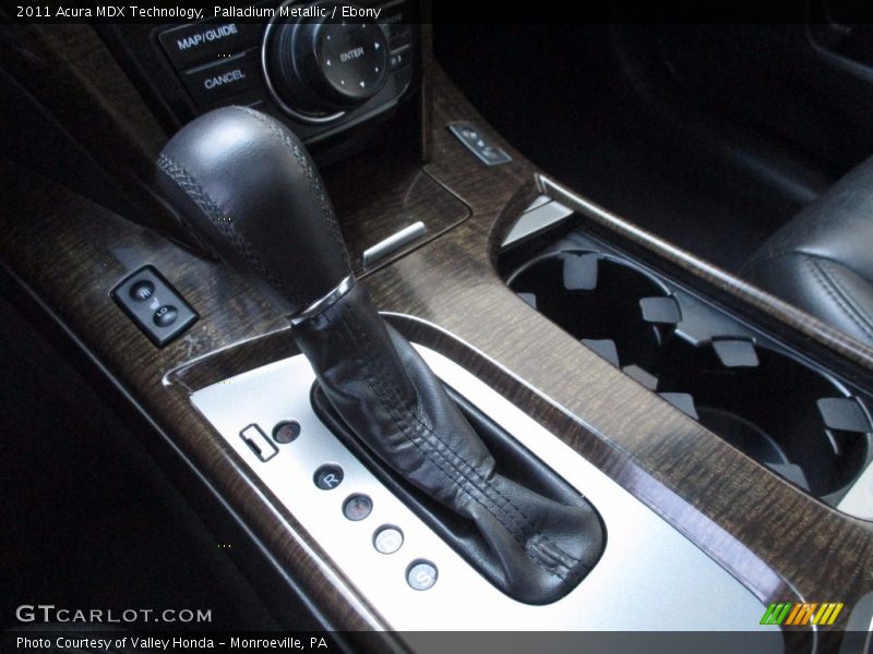 Palladium Metallic / Ebony 2011 Acura MDX Technology