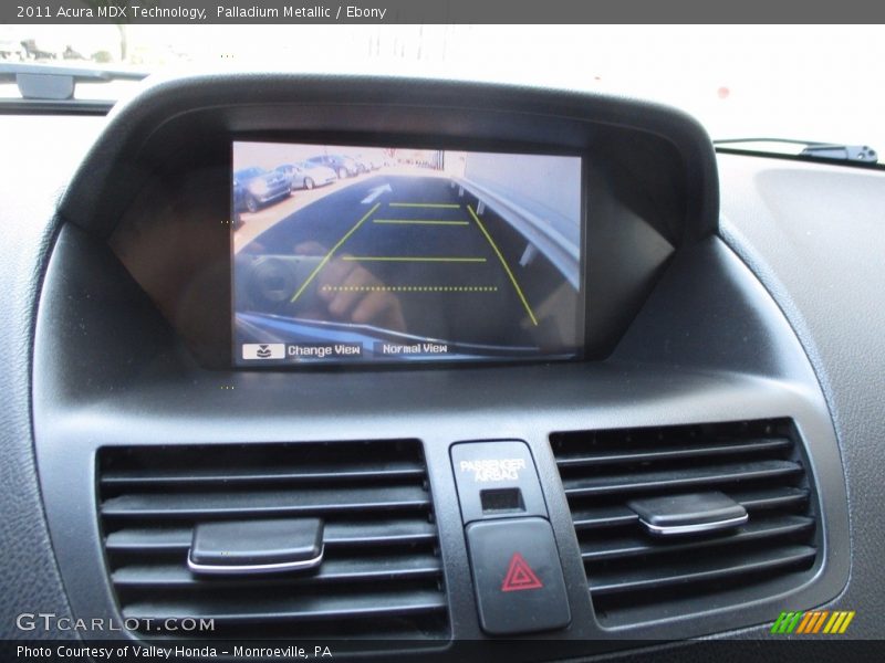 Palladium Metallic / Ebony 2011 Acura MDX Technology