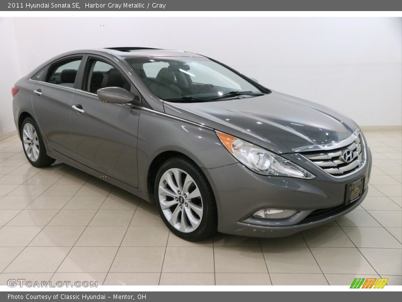 Harbor Gray Metallic / Gray 2011 Hyundai Sonata SE