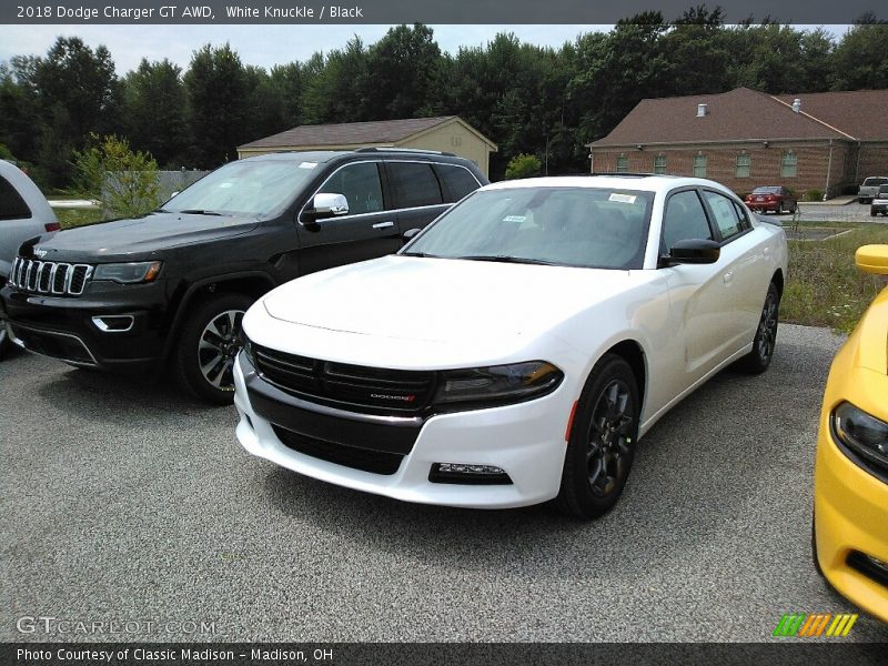 White Knuckle / Black 2018 Dodge Charger GT AWD