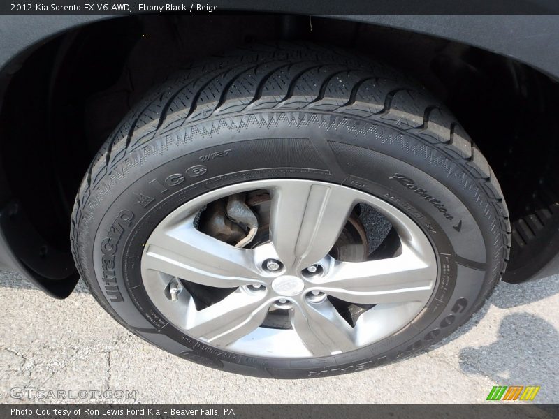 Ebony Black / Beige 2012 Kia Sorento EX V6 AWD