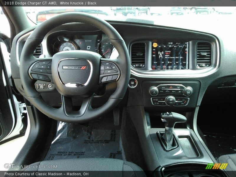 White Knuckle / Black 2018 Dodge Charger GT AWD