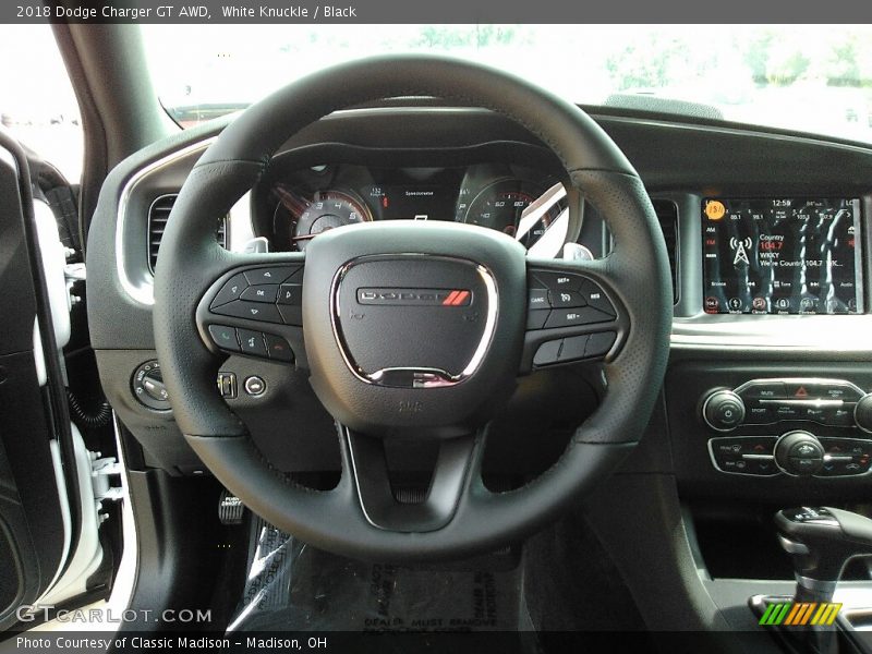 White Knuckle / Black 2018 Dodge Charger GT AWD