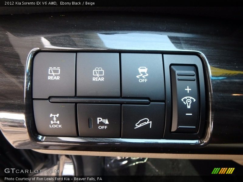 Ebony Black / Beige 2012 Kia Sorento EX V6 AWD