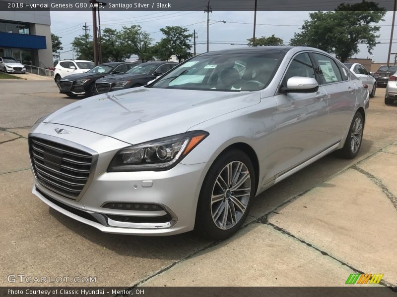 Front 3/4 View of 2018 Genesis G80 AWD