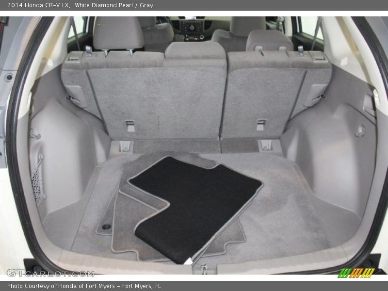 White Diamond Pearl / Gray 2014 Honda CR-V LX