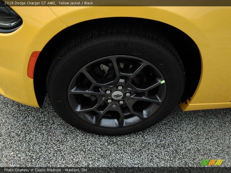 Yellow Jacket / Black 2018 Dodge Charger GT AWD