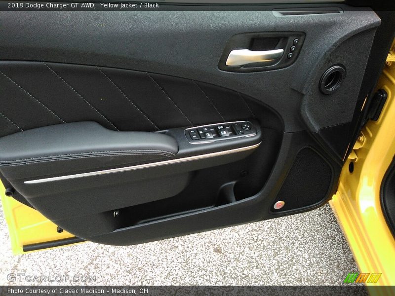 Yellow Jacket / Black 2018 Dodge Charger GT AWD