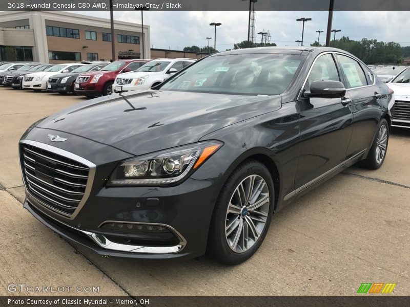 Himalayan Gray / Black 2018 Hyundai Genesis G80 AWD
