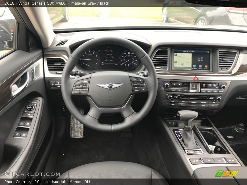 Himalayan Gray / Black 2018 Hyundai Genesis G80 AWD