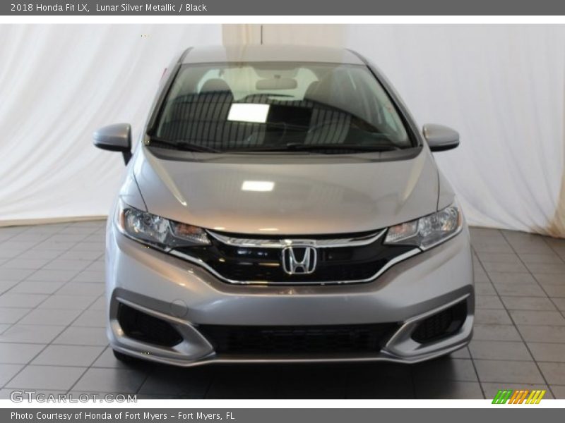 Lunar Silver Metallic / Black 2018 Honda Fit LX