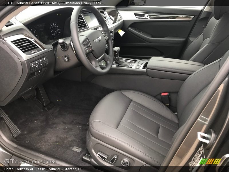 Himalayan Gray / Black 2018 Hyundai Genesis G80 AWD