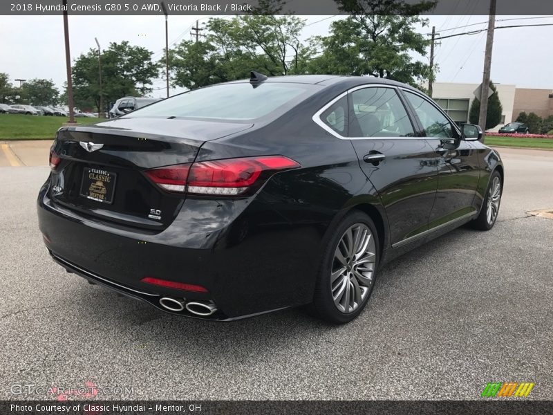 Victoria Black / Black 2018 Hyundai Genesis G80 5.0 AWD