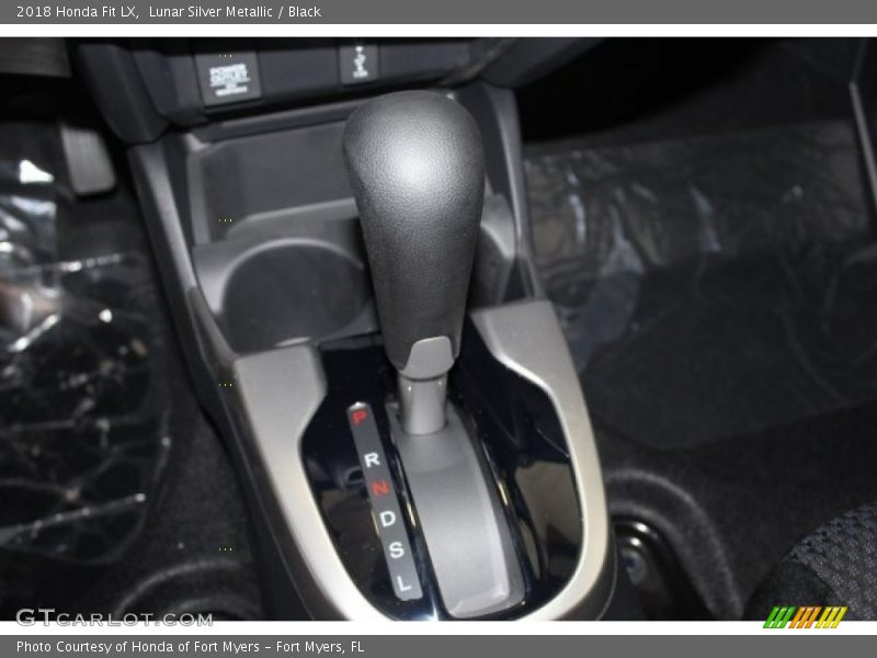 Lunar Silver Metallic / Black 2018 Honda Fit LX