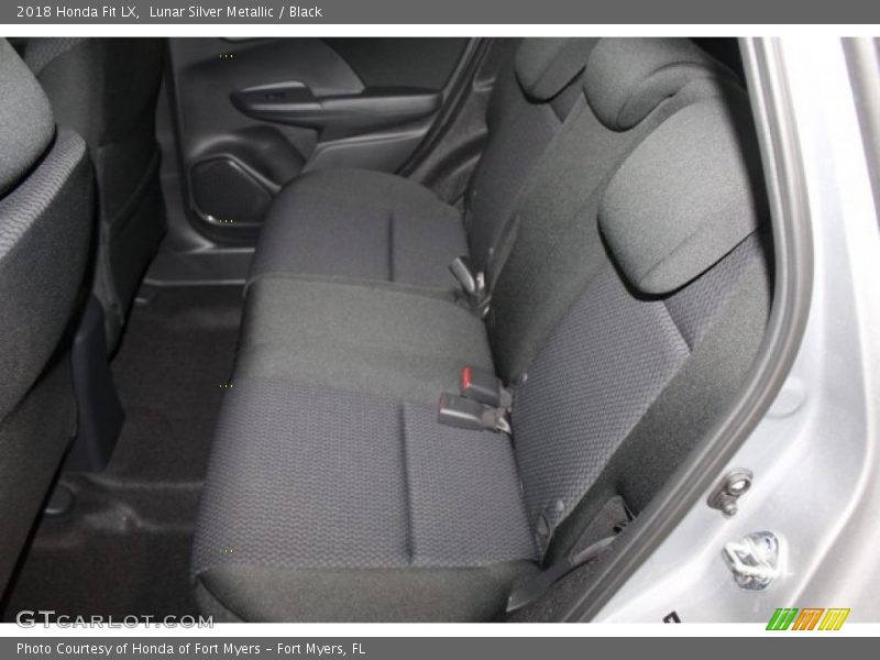 Lunar Silver Metallic / Black 2018 Honda Fit LX