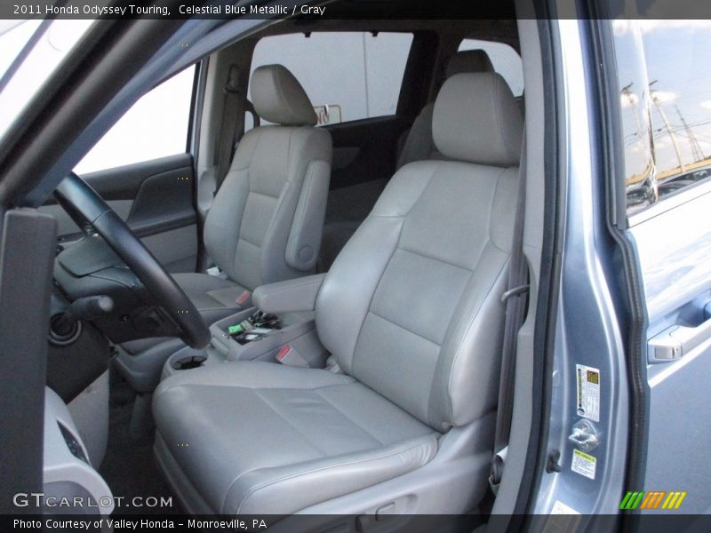 Celestial Blue Metallic / Gray 2011 Honda Odyssey Touring