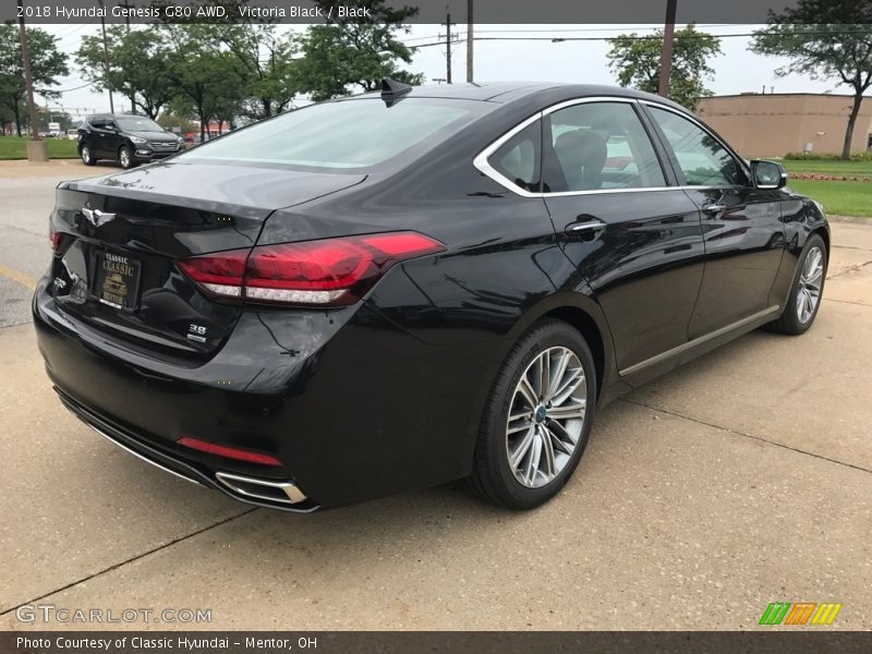 Victoria Black / Black 2018 Hyundai Genesis G80 AWD