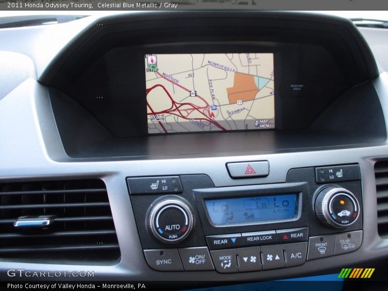 Celestial Blue Metallic / Gray 2011 Honda Odyssey Touring