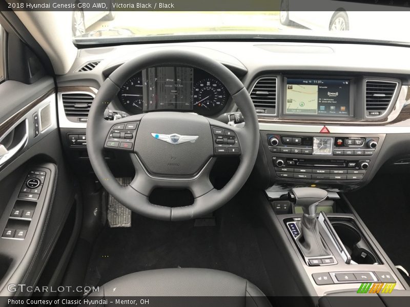 Victoria Black / Black 2018 Hyundai Genesis G80 AWD