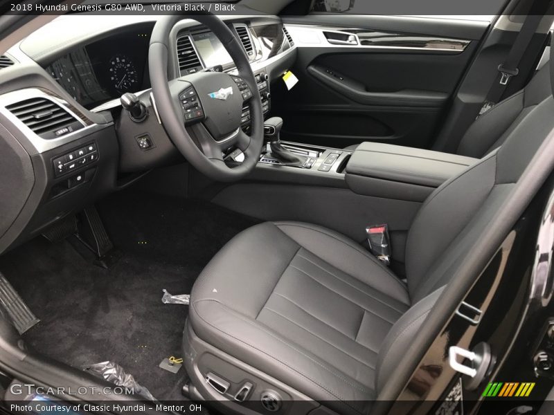 Victoria Black / Black 2018 Hyundai Genesis G80 AWD
