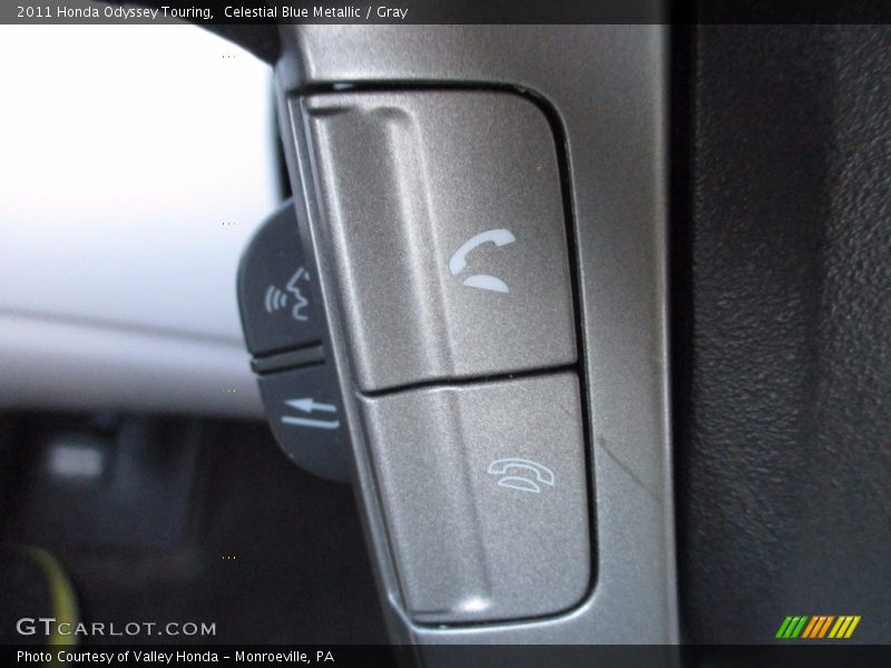 Celestial Blue Metallic / Gray 2011 Honda Odyssey Touring