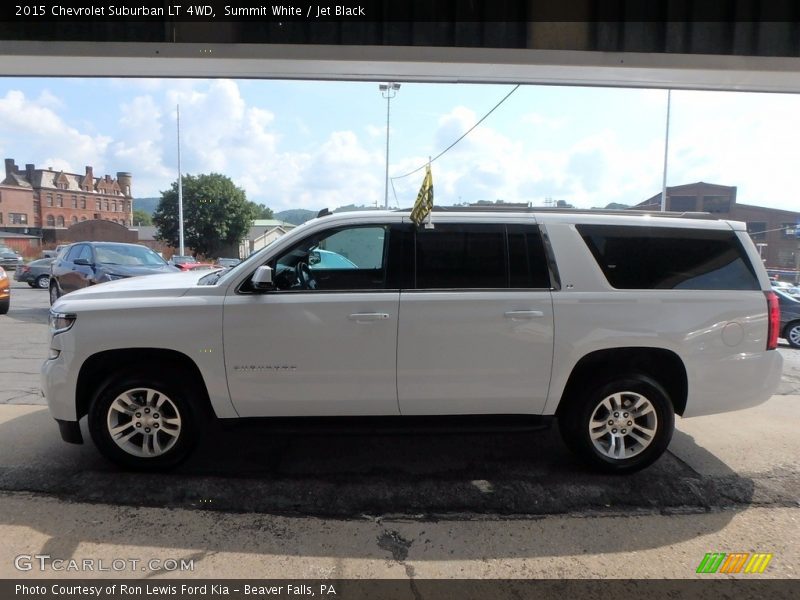 Summit White / Jet Black 2015 Chevrolet Suburban LT 4WD
