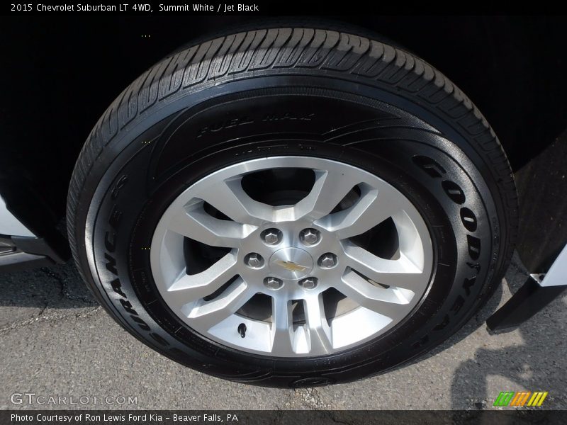 Summit White / Jet Black 2015 Chevrolet Suburban LT 4WD