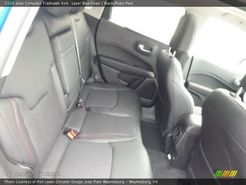 Laser Blue Pearl / Black/Ruby Red 2018 Jeep Compass Trailhawk 4x4