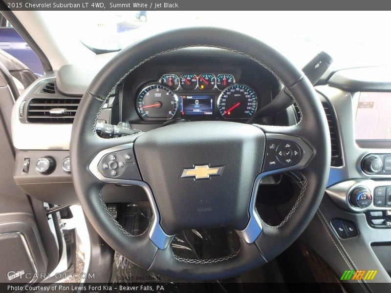 Summit White / Jet Black 2015 Chevrolet Suburban LT 4WD