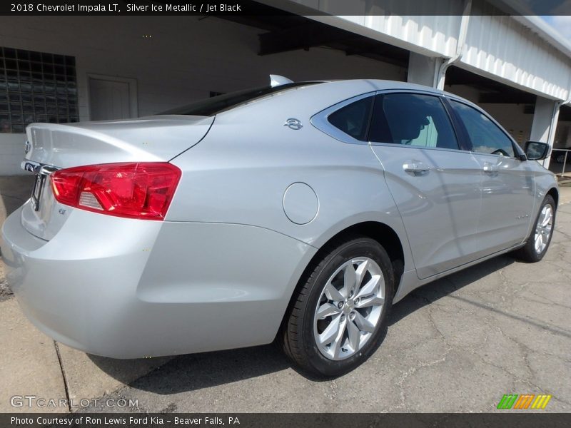 Silver Ice Metallic / Jet Black 2018 Chevrolet Impala LT