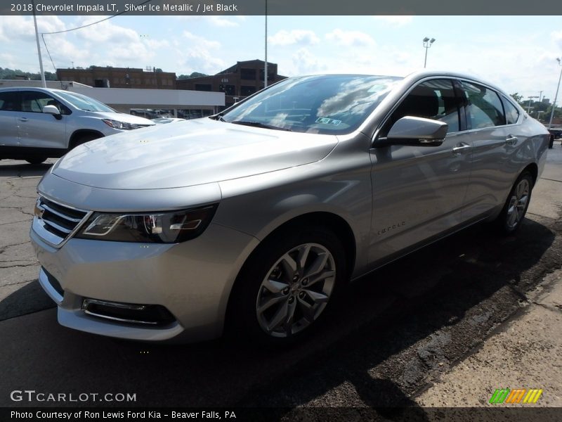 Silver Ice Metallic / Jet Black 2018 Chevrolet Impala LT