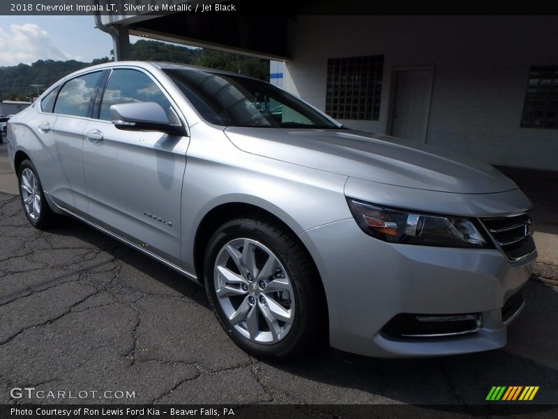 Silver Ice Metallic / Jet Black 2018 Chevrolet Impala LT