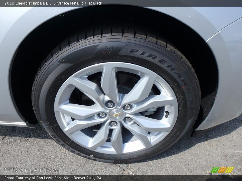 Silver Ice Metallic / Jet Black 2018 Chevrolet Impala LT