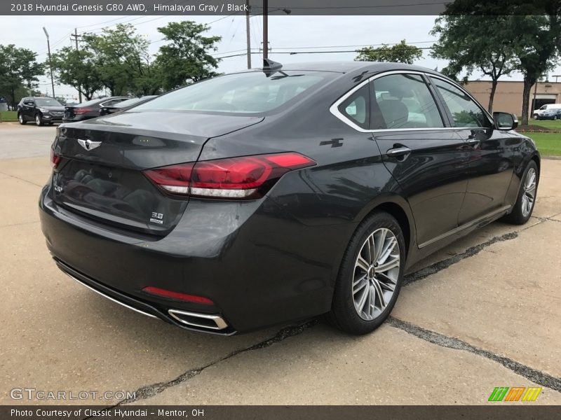 Himalayan Gray / Black 2018 Hyundai Genesis G80 AWD