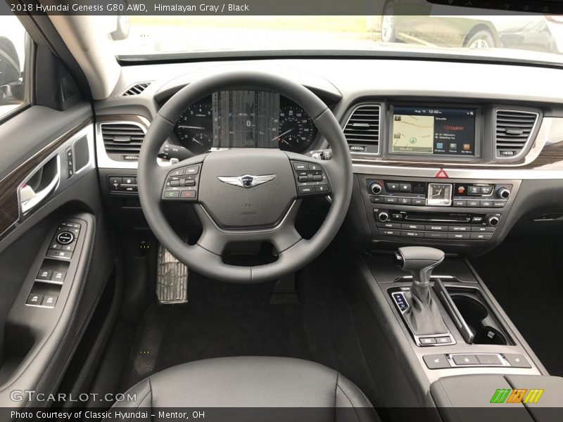 Himalayan Gray / Black 2018 Hyundai Genesis G80 AWD
