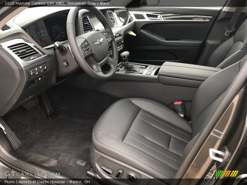 Himalayan Gray / Black 2018 Hyundai Genesis G80 AWD