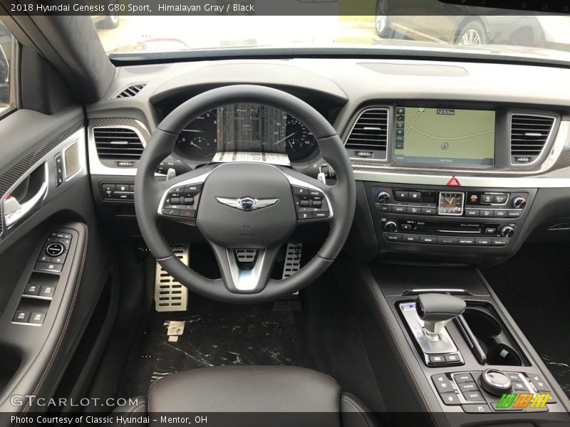 Himalayan Gray / Black 2018 Hyundai Genesis G80 Sport