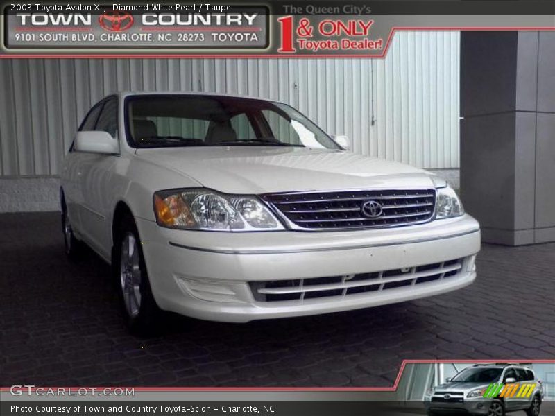 Diamond White Pearl / Taupe 2003 Toyota Avalon XL