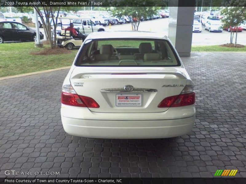 Diamond White Pearl / Taupe 2003 Toyota Avalon XL
