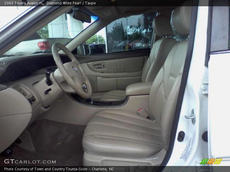 Diamond White Pearl / Taupe 2003 Toyota Avalon XL