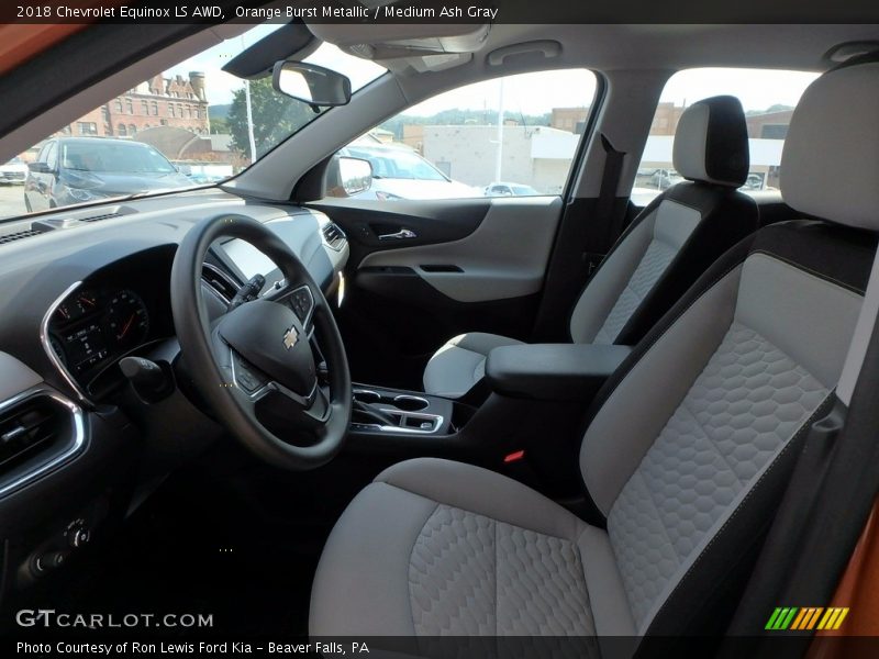 Orange Burst Metallic / Medium Ash Gray 2018 Chevrolet Equinox LS AWD