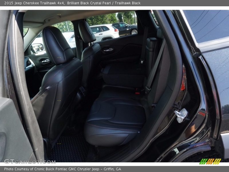 Brilliant Black Crystal Pearl / Trailhawk Black 2015 Jeep Cherokee Trailhawk 4x4