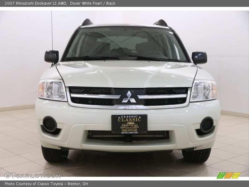 Dover White Pearl / Black 2007 Mitsubishi Endeavor LS AWD